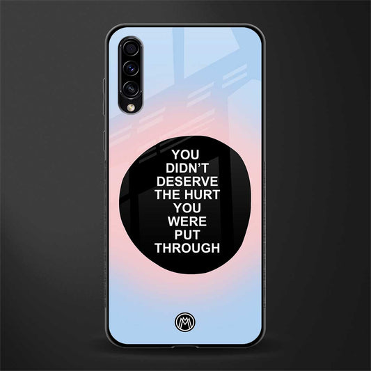 hurt glass case for samsung galaxy a70 image