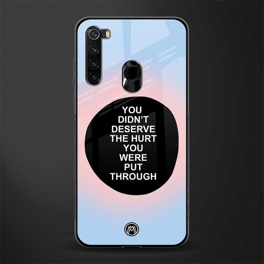 hurt glass case for redmi note 8 image