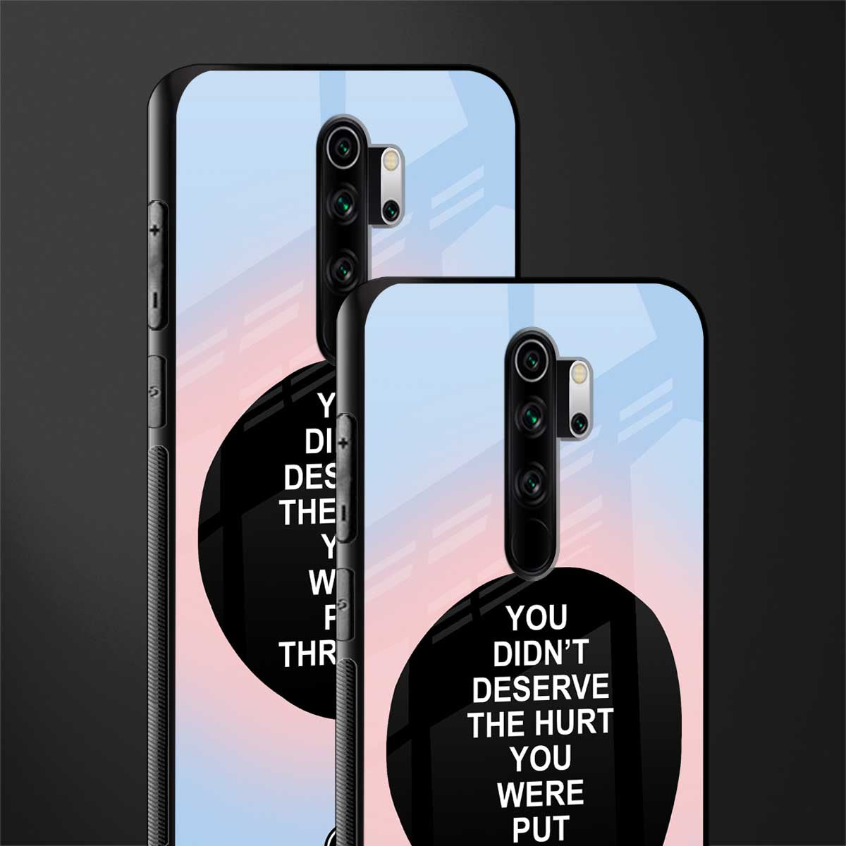 hurt glass case for redmi note 8 pro image-2