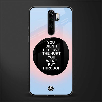 hurt glass case for redmi note 8 pro image