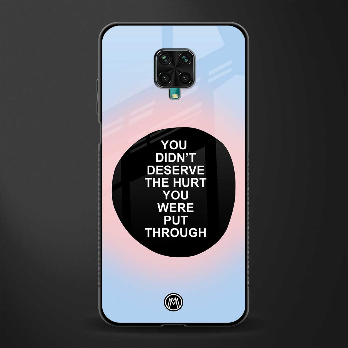 hurt glass case for redmi note 9 pro max image