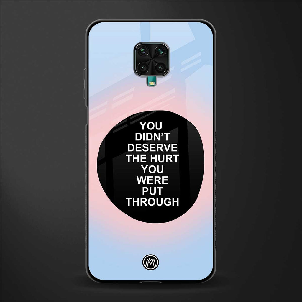 hurt glass case for redmi note 9 pro image