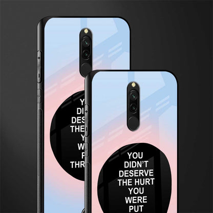 hurt glass case for redmi 8 image-2