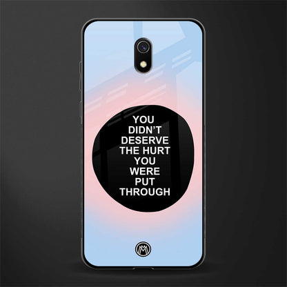 hurt glass case for redmi 8a image