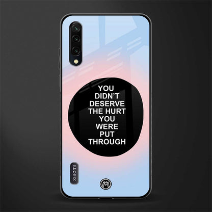 hurt glass case for mi a3 redmi a3 image