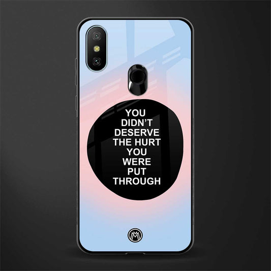 hurt glass case for redmi 6 pro image