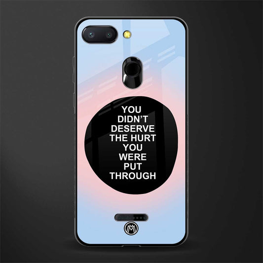 hurt glass case for redmi 6 image