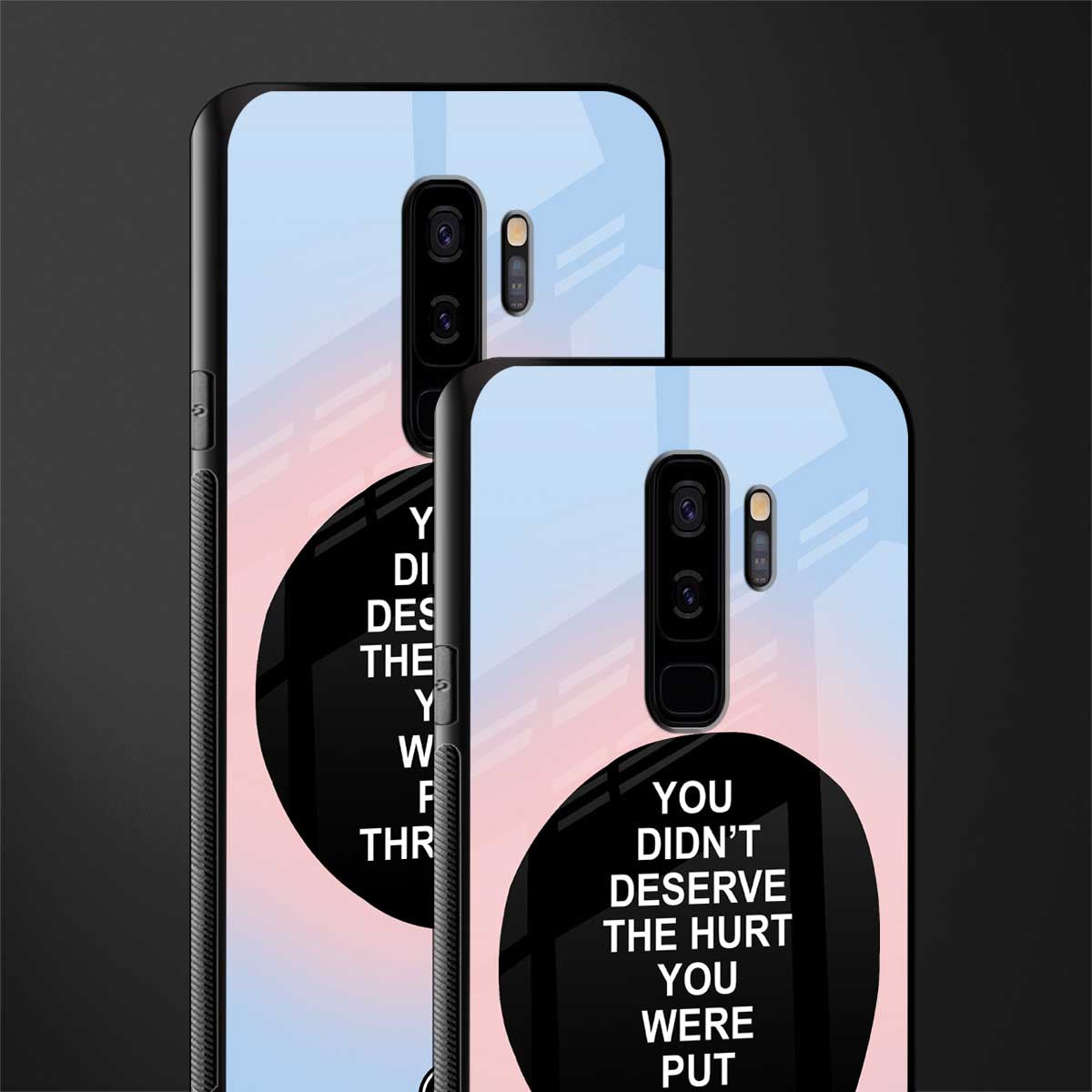 hurt glass case for samsung galaxy s9 plus image-2