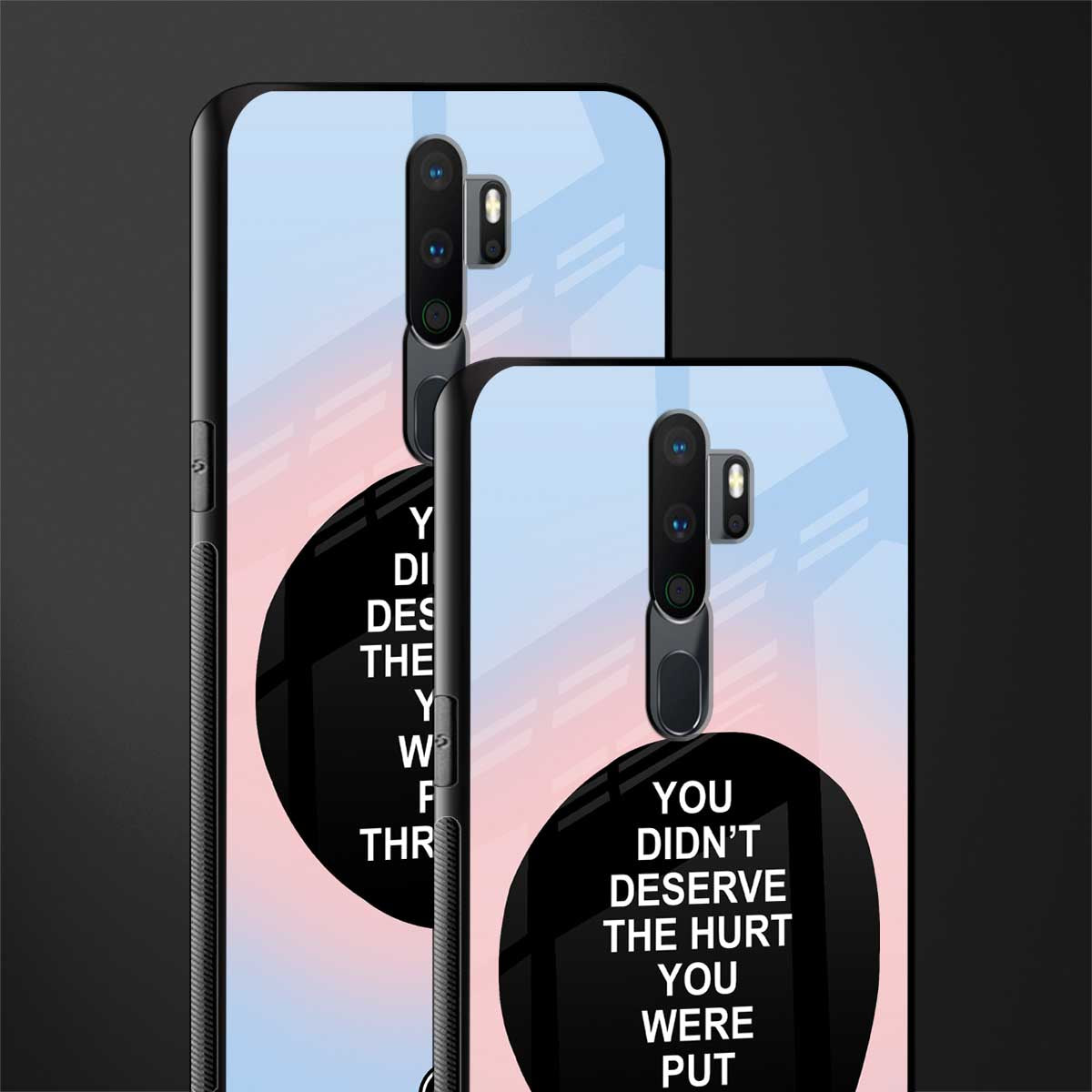 hurt glass case for oppo a9 2020 image-2