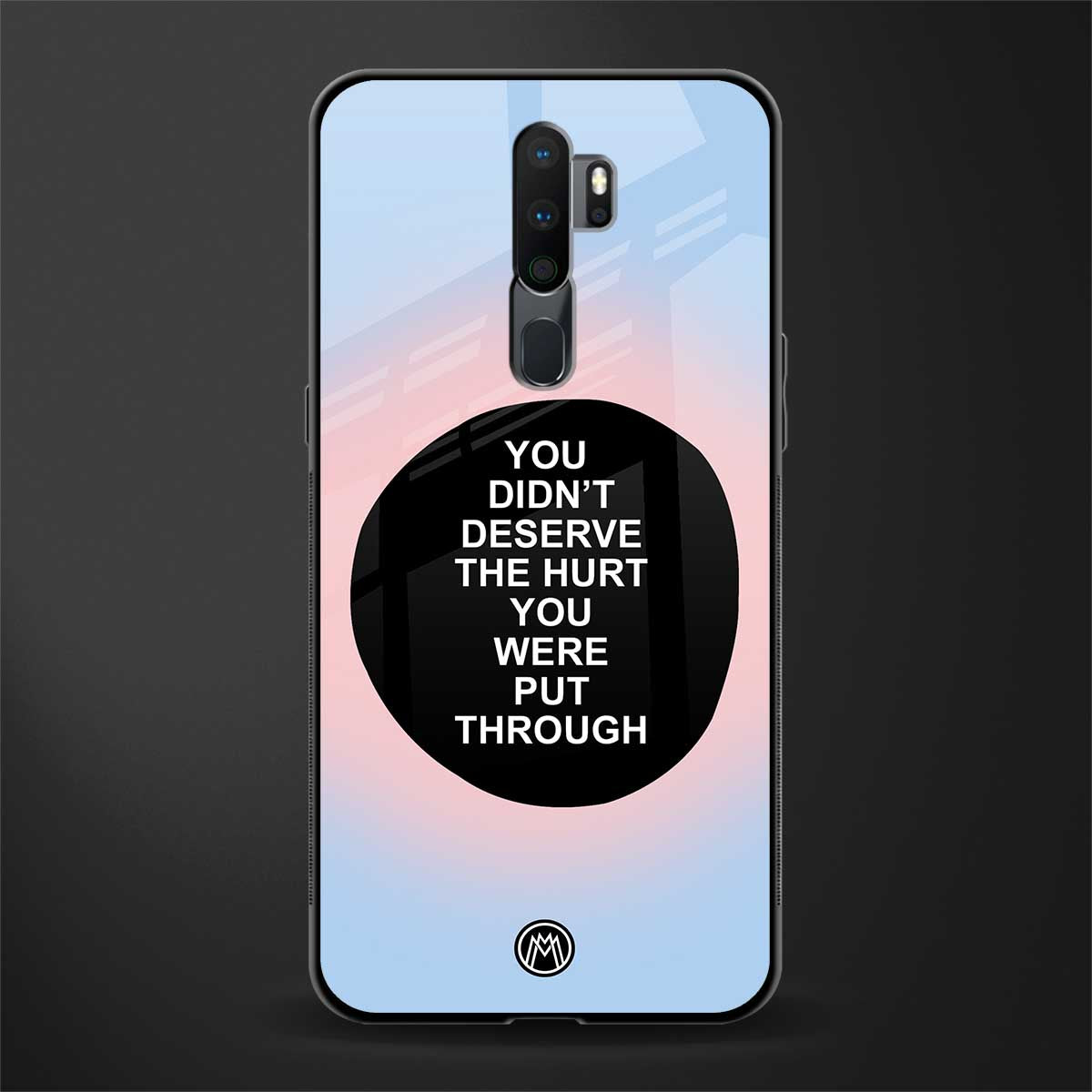 hurt glass case for oppo a9 2020 image