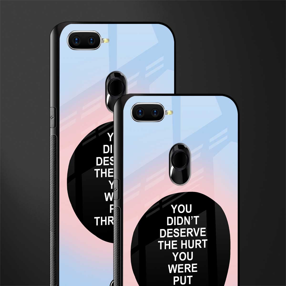 hurt glass case for oppo a7 image-2