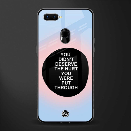 hurt glass case for realme u1 image