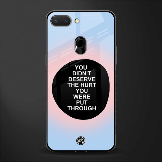 hurt glass case for realme 2 image