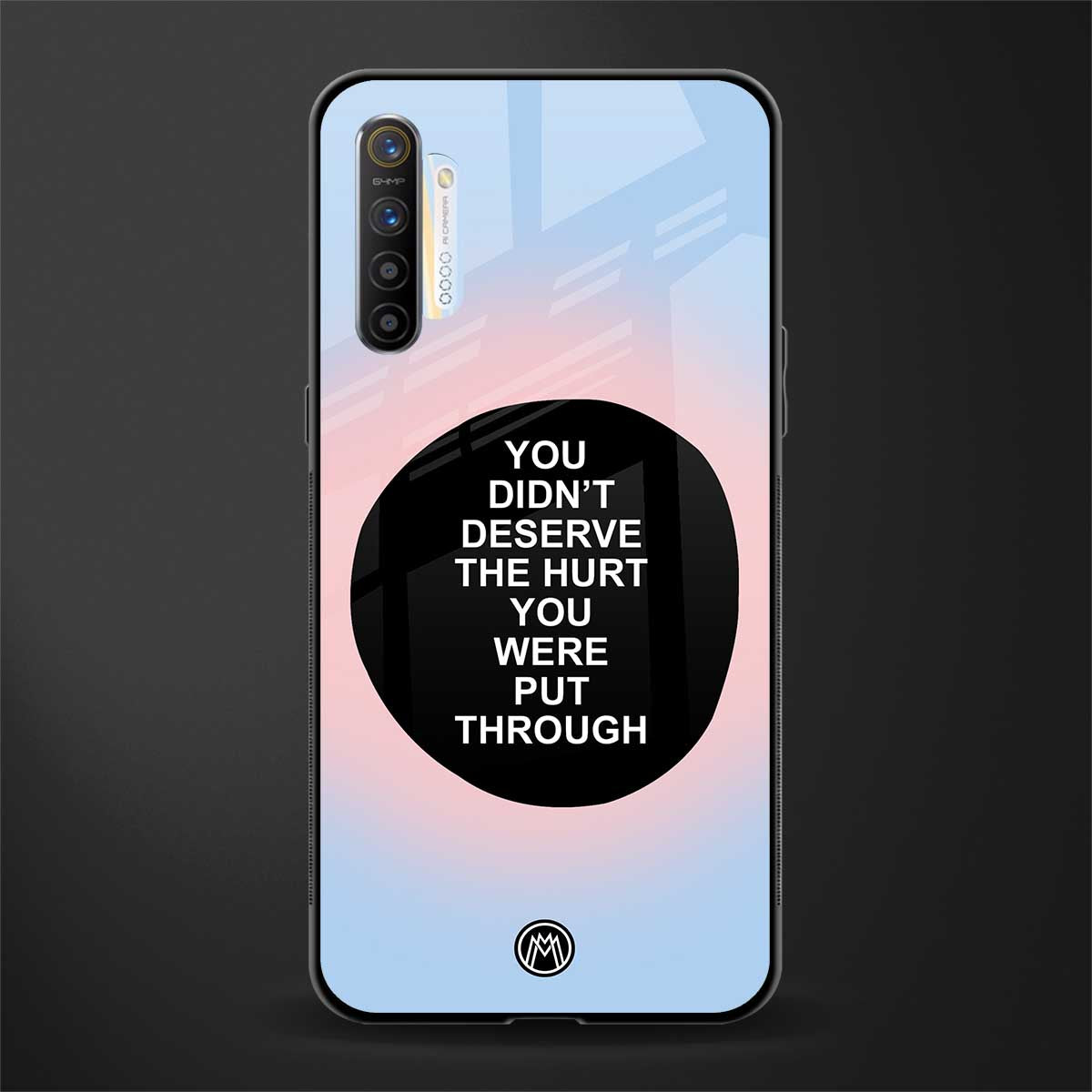 hurt glass case for realme x2 image