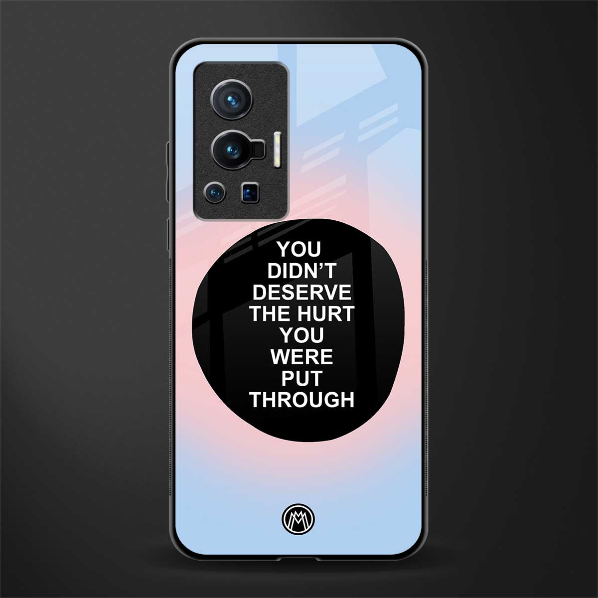 hurt glass case for vivo x70 pro image