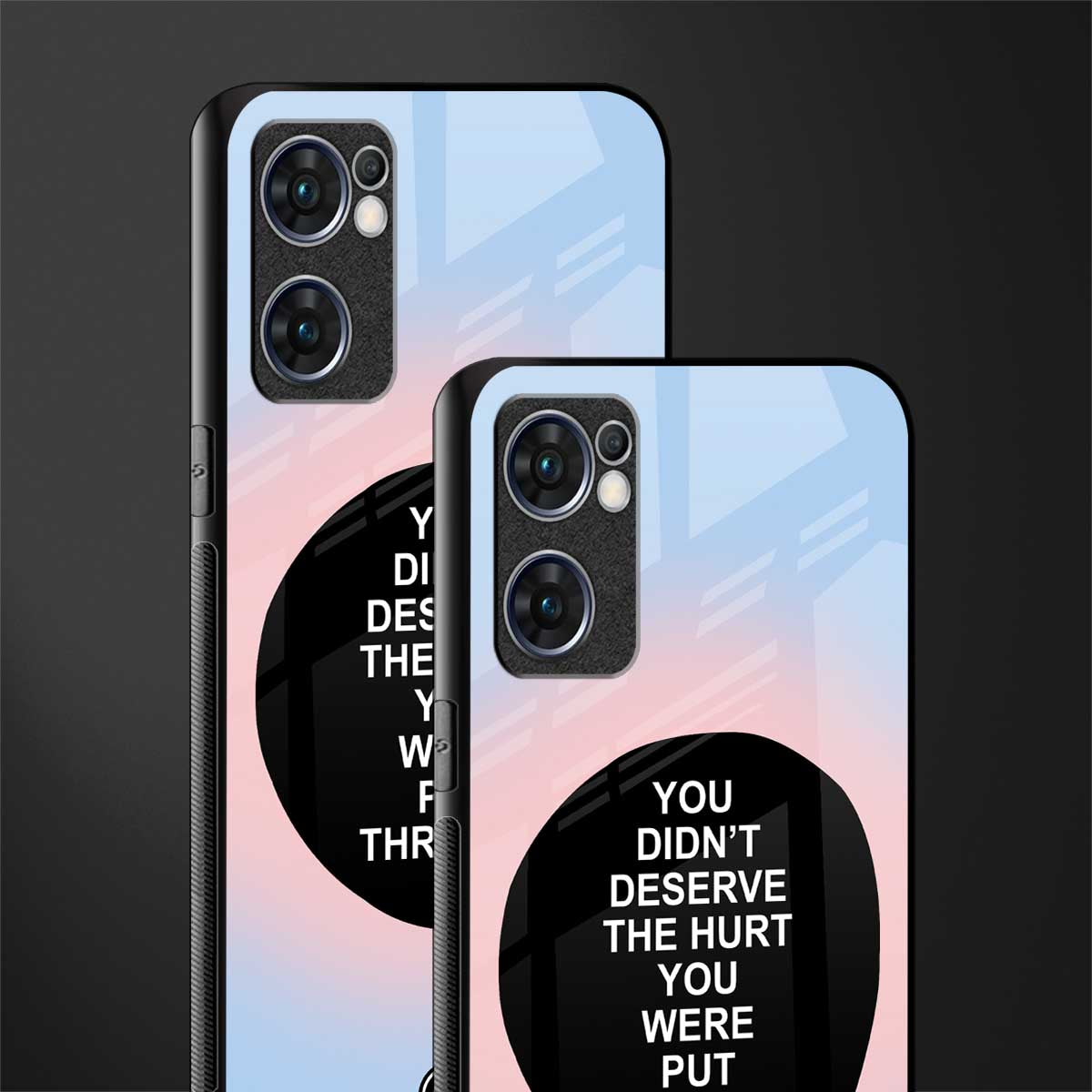 hurt glass case for oppo reno7 5g image-2