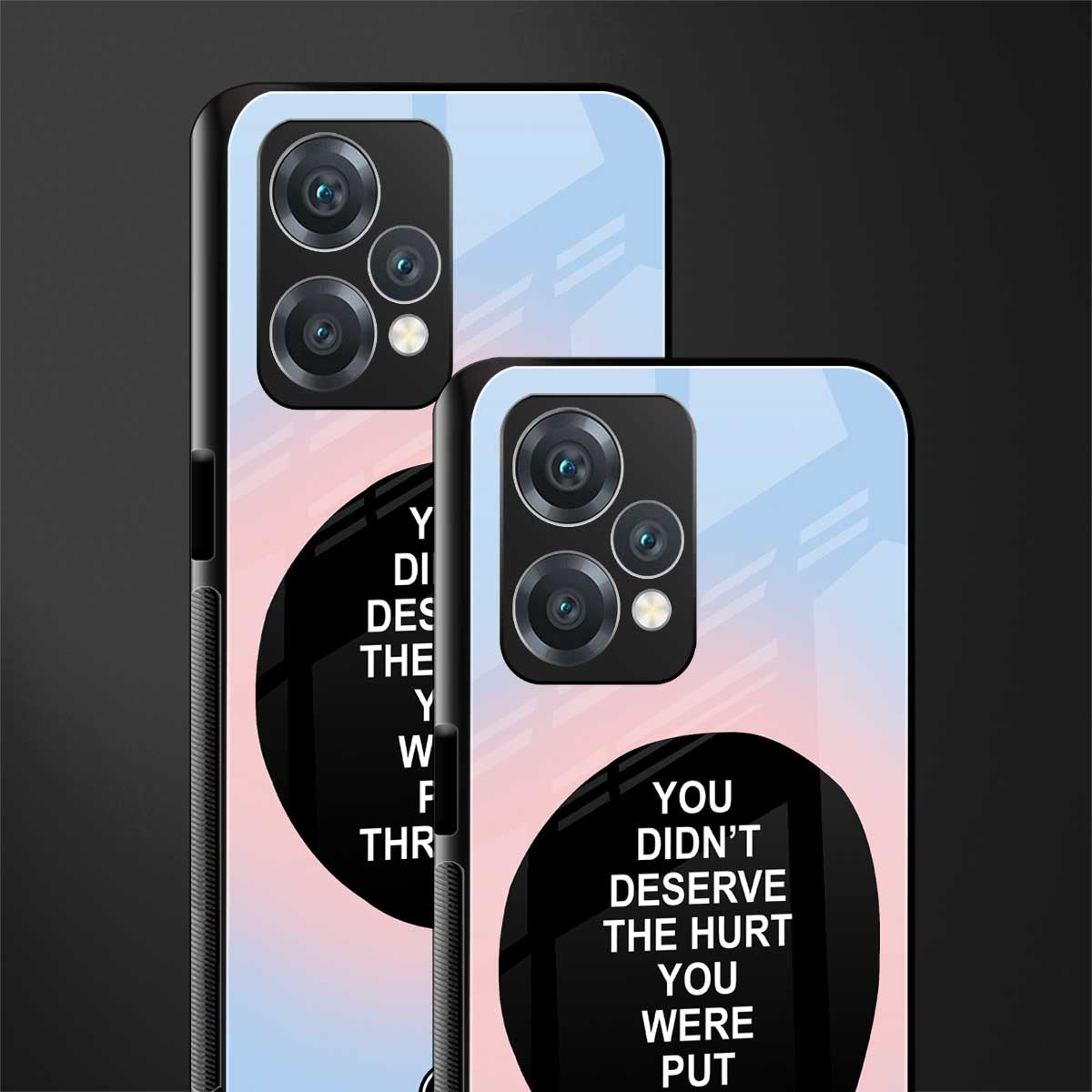 hurt back phone cover | glass case for realme 9 pro 5g