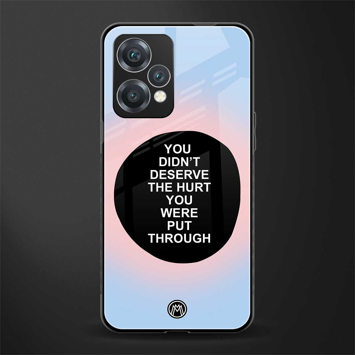 hurt back phone cover | glass case for realme 9 pro 5g