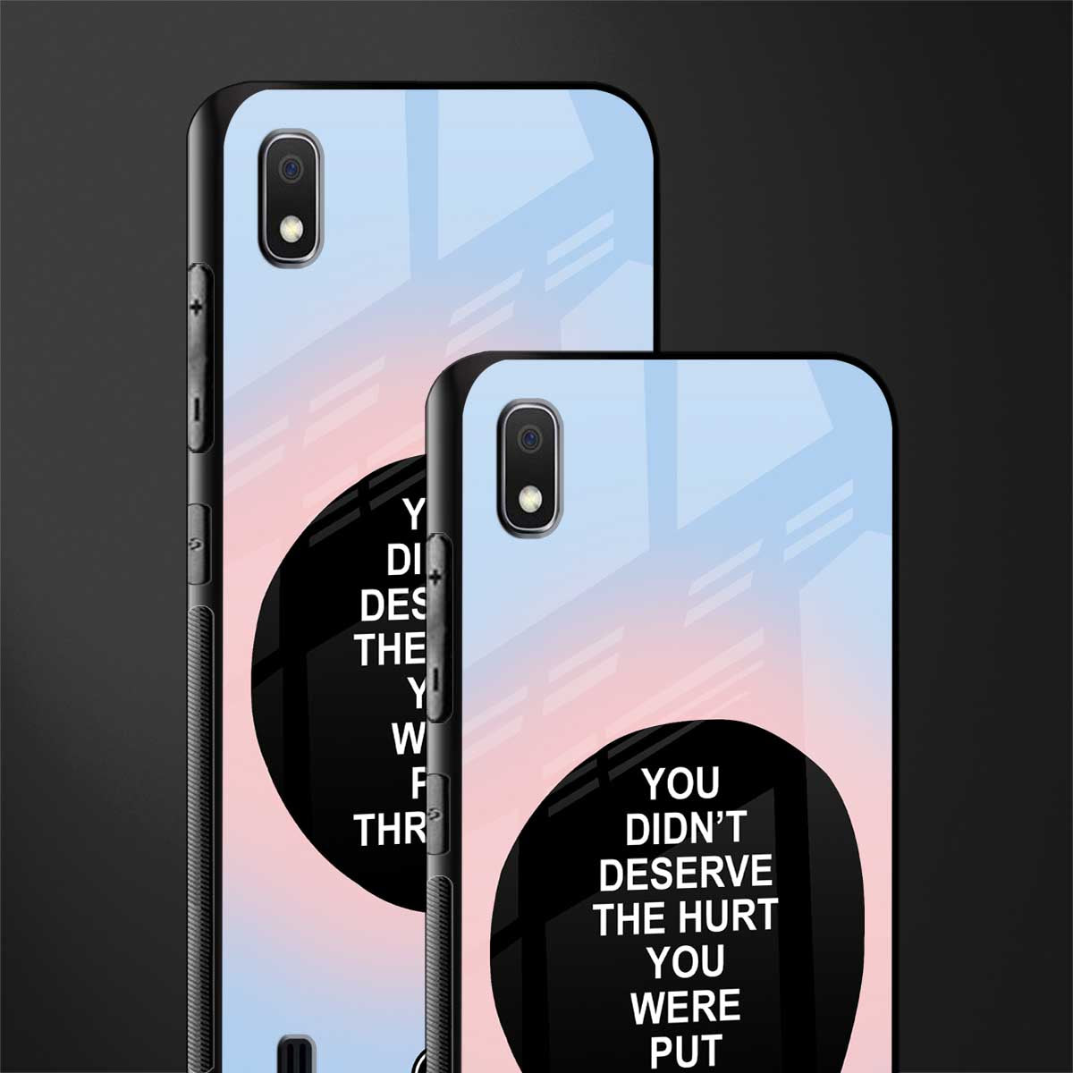 hurt glass case for samsung galaxy a10 image-2