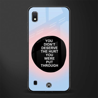 hurt glass case for samsung galaxy a10 image