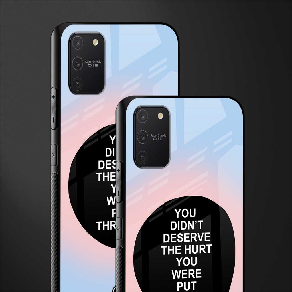 hurt glass case for samsung galaxy a91 image-2