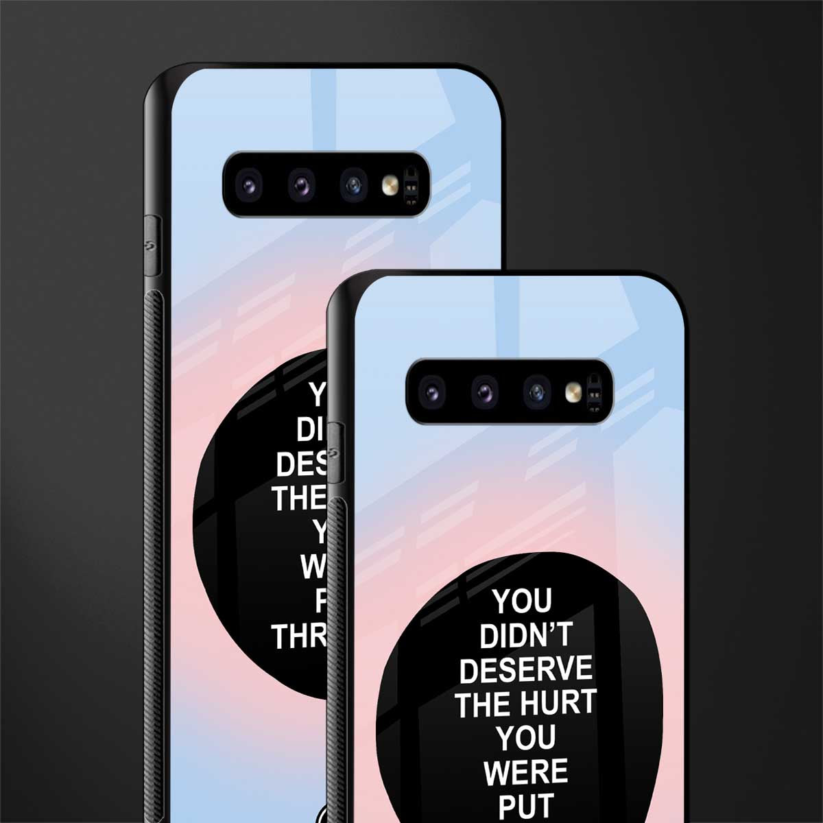 hurt glass case for samsung galaxy s10 plus image-2
