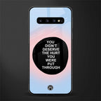 hurt glass case for samsung galaxy s10 image