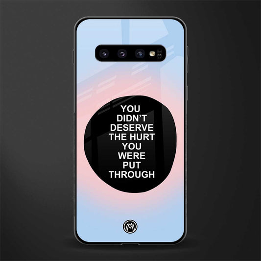 hurt glass case for samsung galaxy s10 image