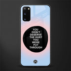 hurt glass case for samsung galaxy s20 image