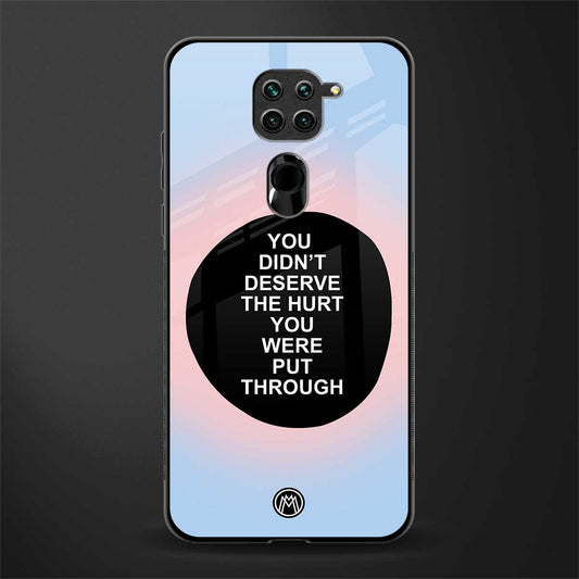 hurt glass case for redmi note 9 image
