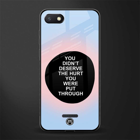 hurt glass case for redmi 6a image