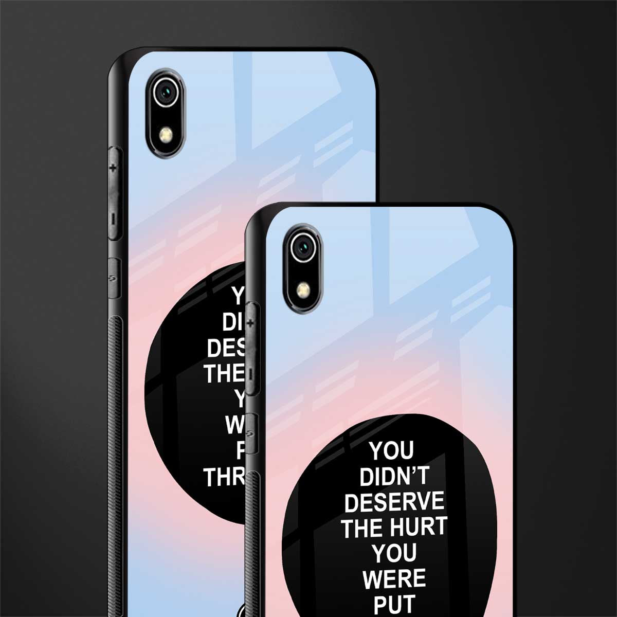 hurt glass case for redmi 7a image-2