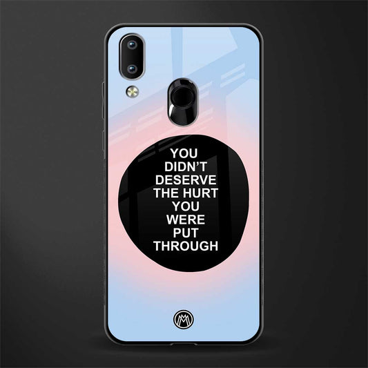 hurt glass case for vivo y95 image