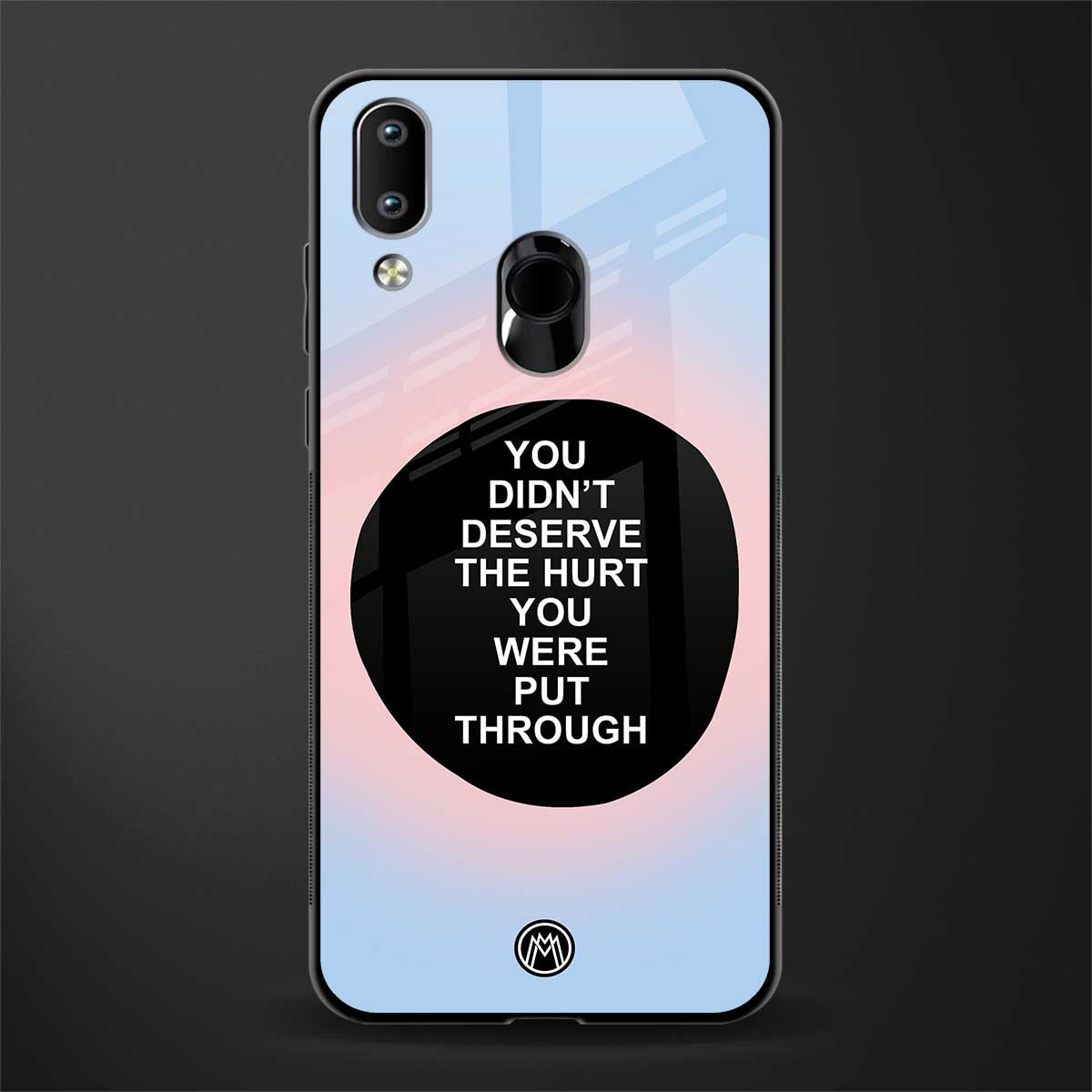 hurt glass case for vivo y93 image