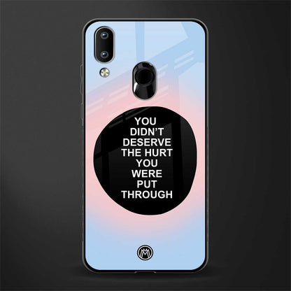 hurt glass case for vivo y91 image