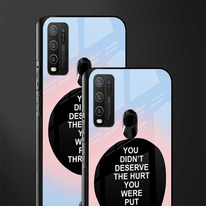 hurt glass case for vivo y30 image-2