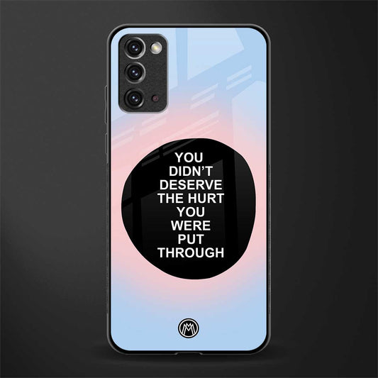 hurt glass case for samsung galaxy note 20 image
