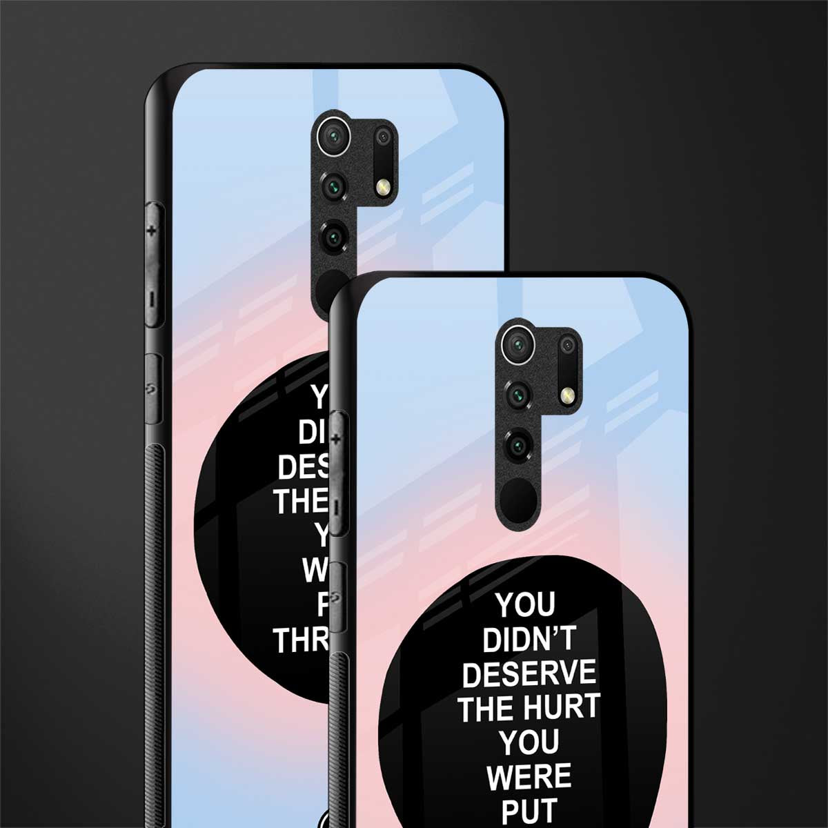 hurt glass case for redmi 9 prime image-2