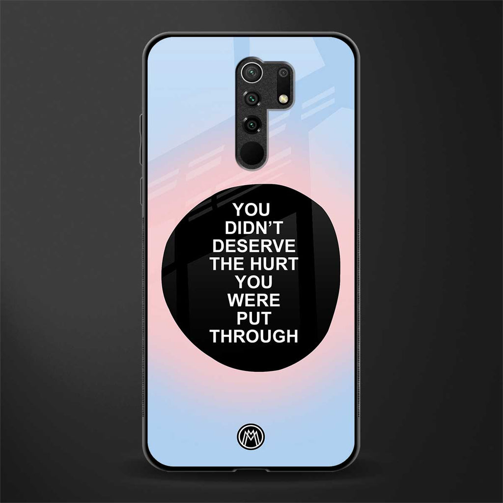 hurt glass case for redmi 9 prime image