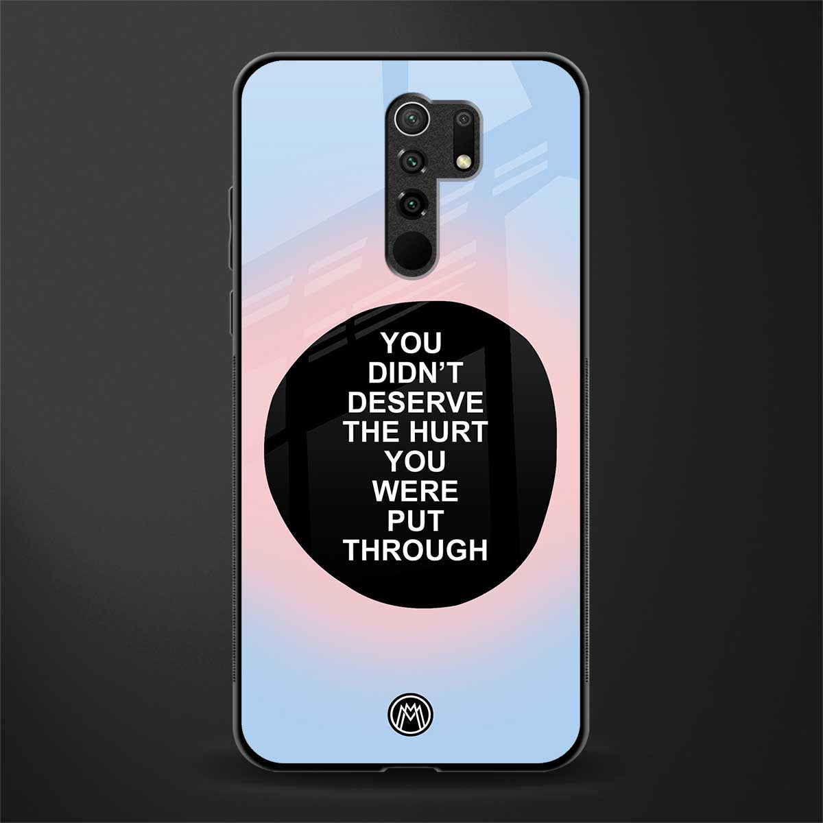 hurt glass case for redmi 9 prime image