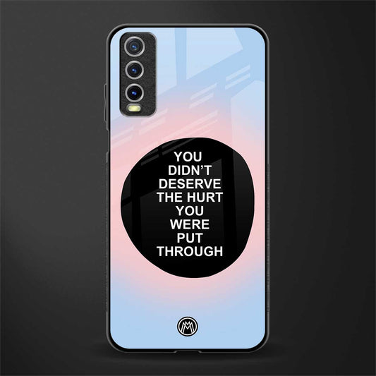 hurt glass case for vivo y20 image