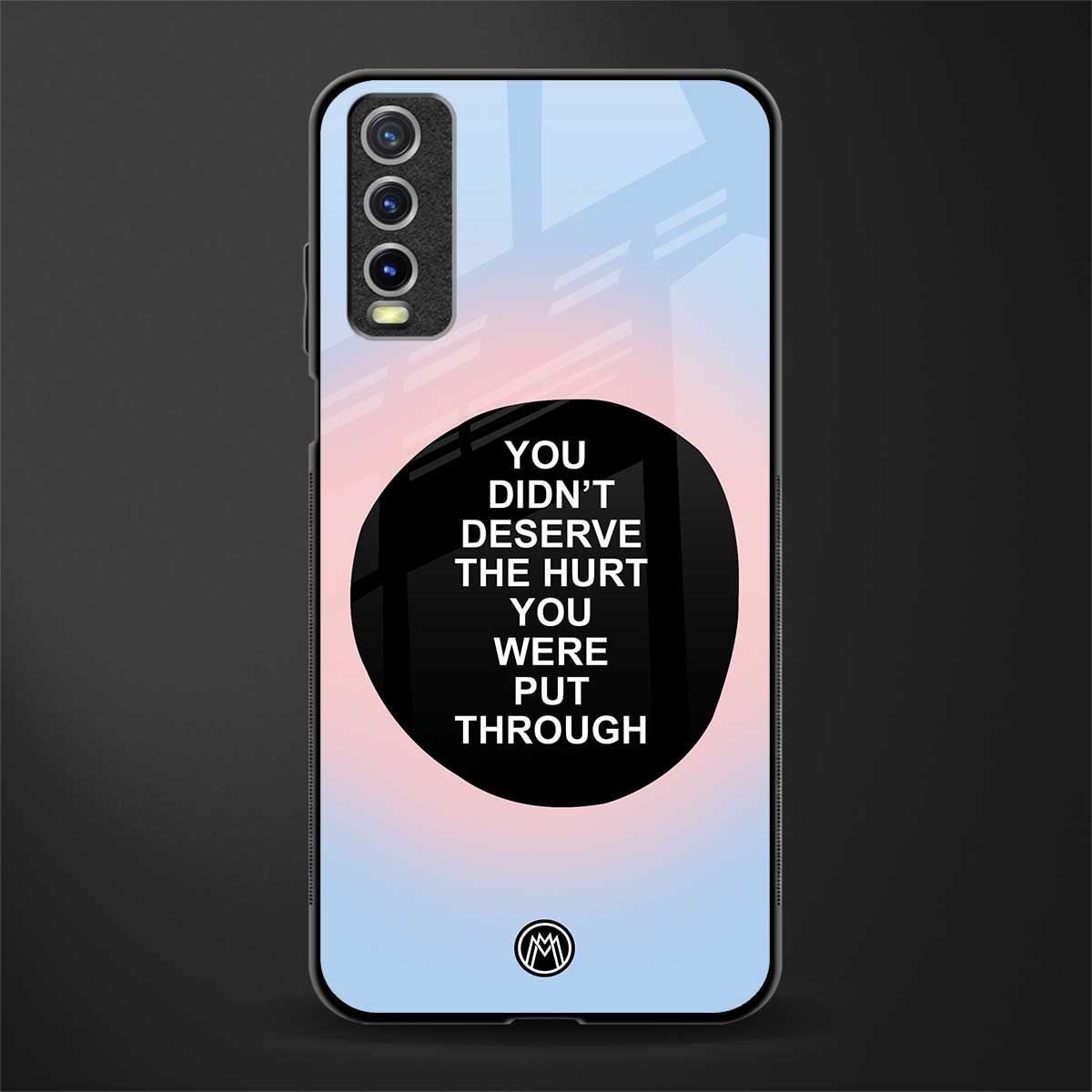 hurt glass case for vivo y12s image