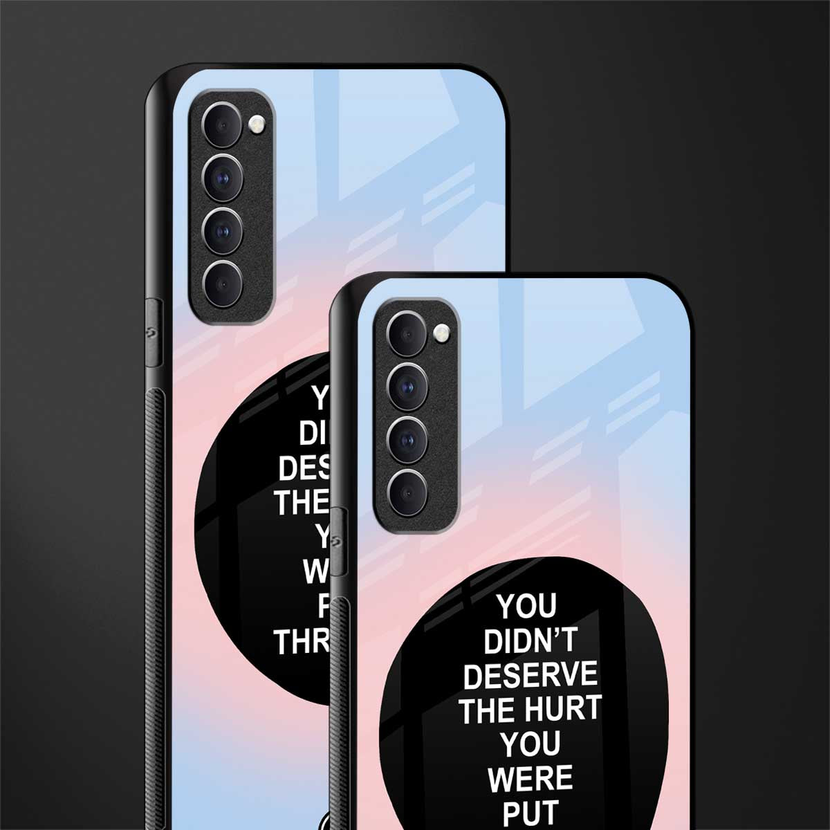 hurt glass case for oppo reno 4 pro image-2