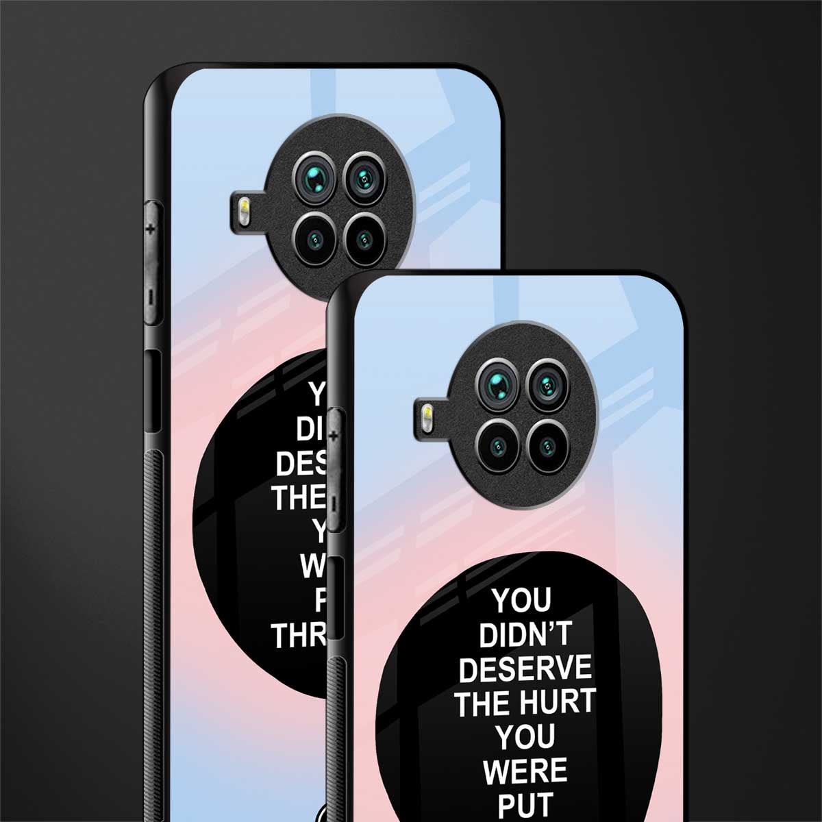 hurt glass case for mi 10i image-2