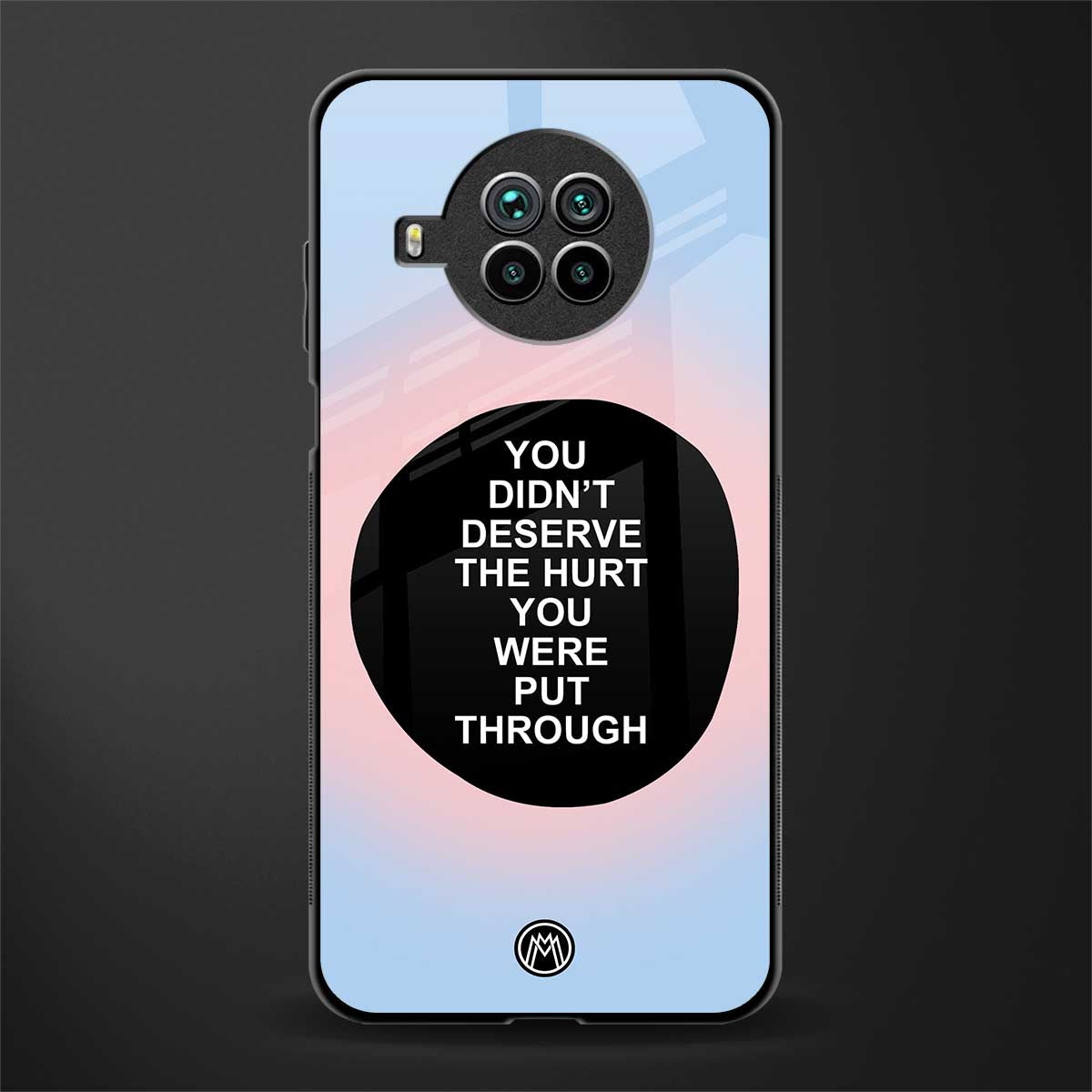 hurt glass case for mi 10i image