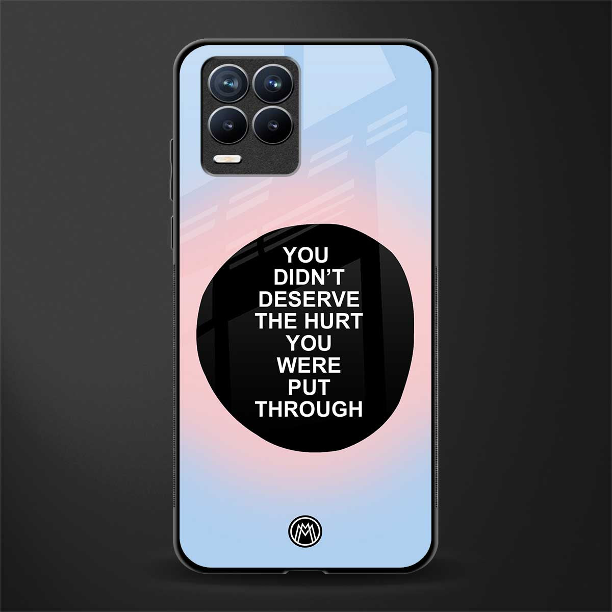 hurt glass case for realme 8 pro image