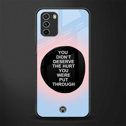 hurt glass case for poco m3 image