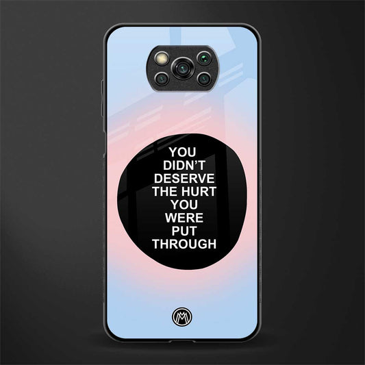 hurt glass case for poco x3 pro image