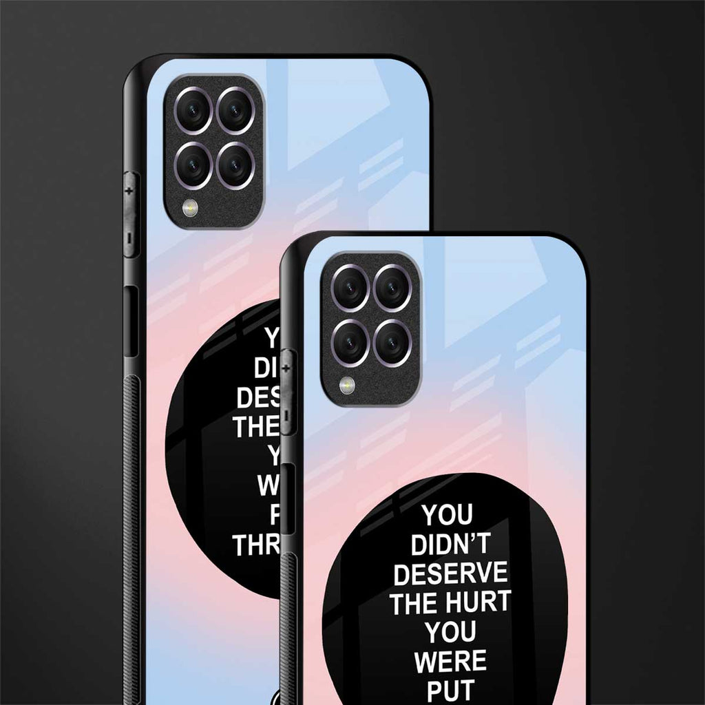 hurt glass case for samsung galaxy f62 image-2