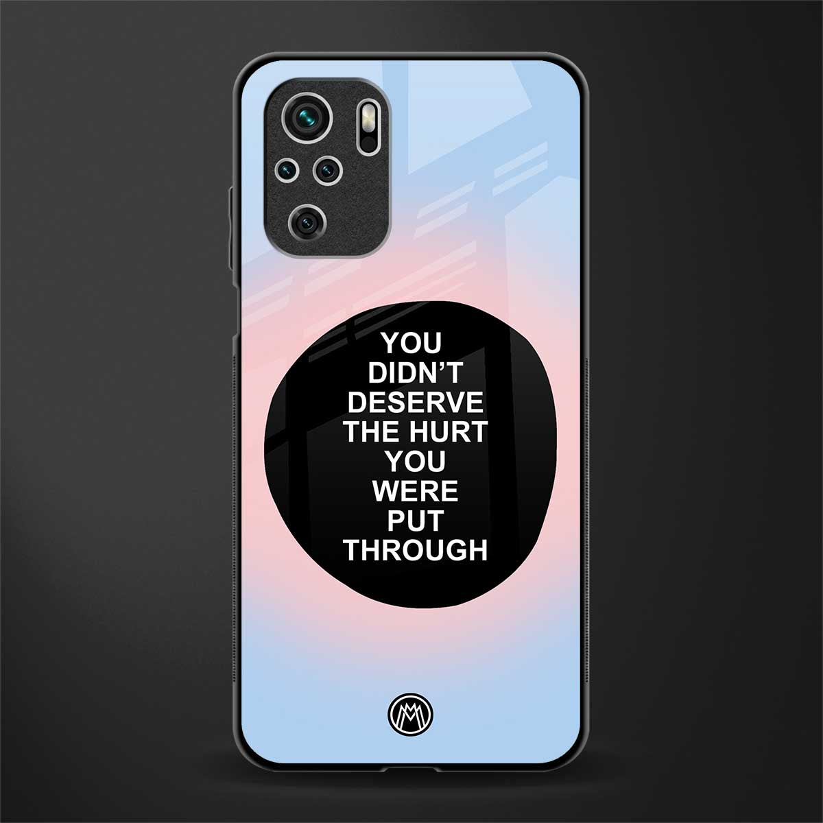 hurt glass case for redmi note 10 image